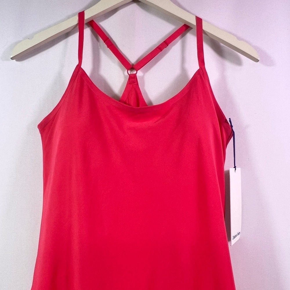 Outdoor Voices Exercise Dress Petunia Pink Built-In Shorts Pockets OV114W Size M - Picture 5 of 12